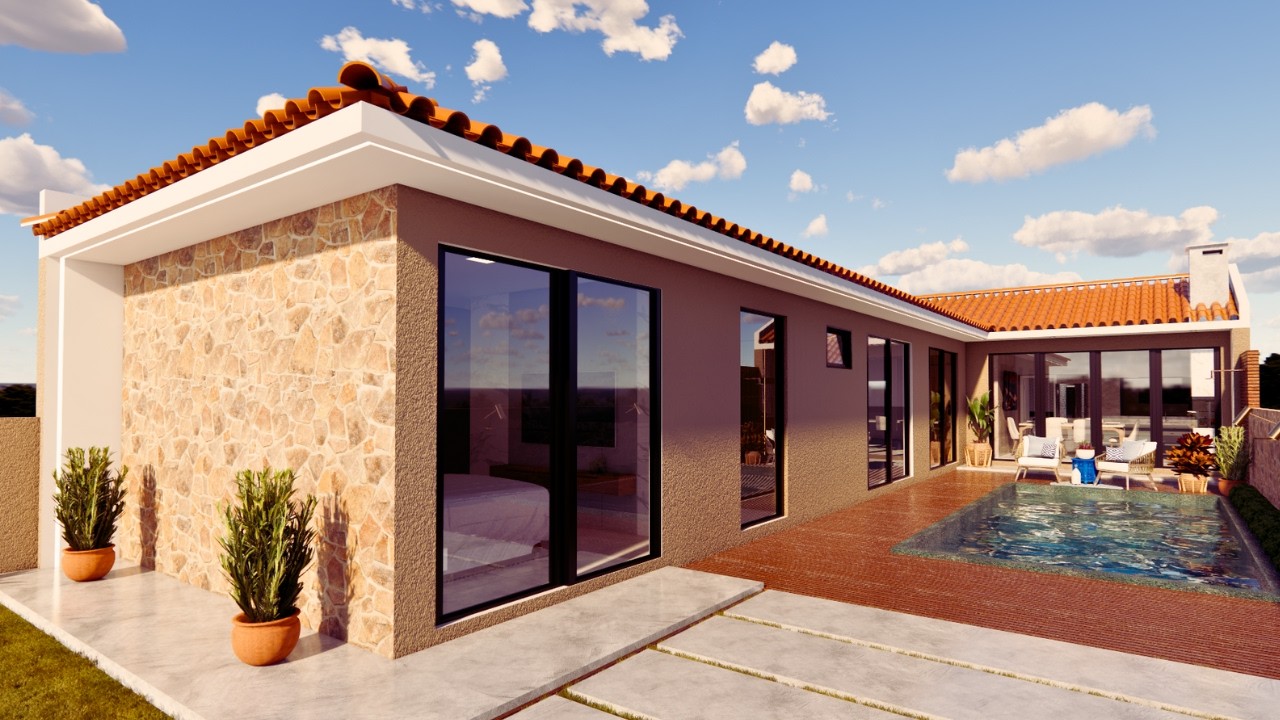CASA PEQUENA E MODERNA || 3 QUARTOS || PLANTA BAIXA !!!