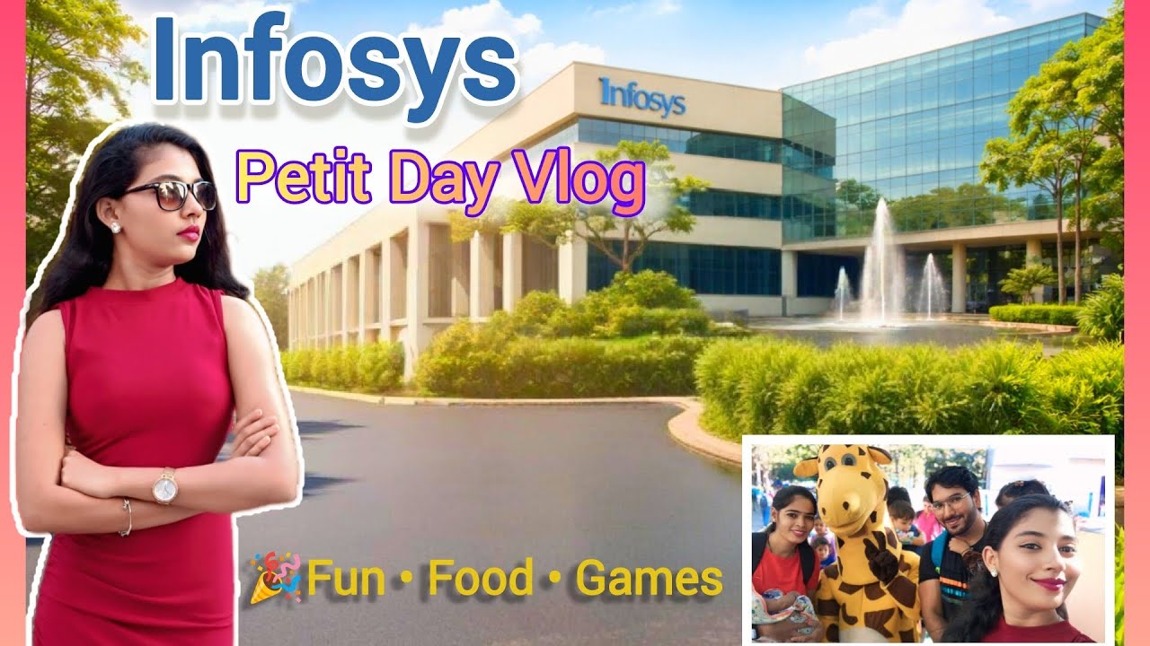 My Amazing Day at Infosys Petit Day 💃 | Fun Food Games |It's tanu vlog 💖|