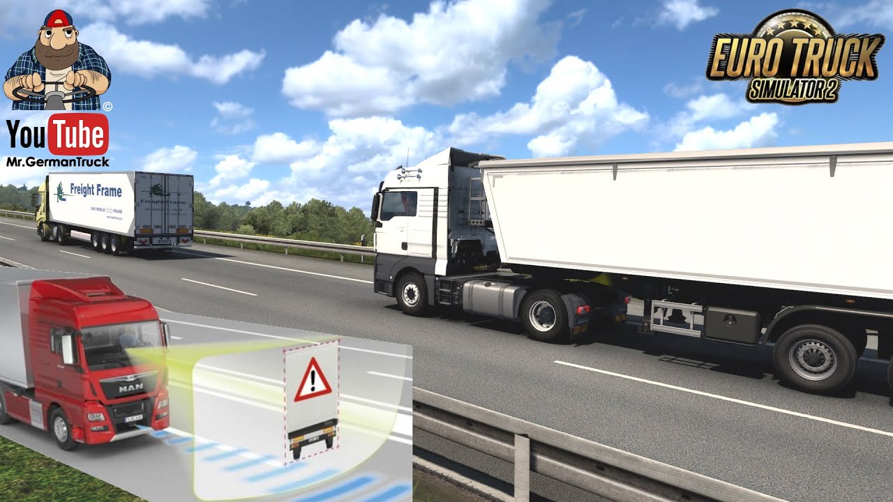 [ETS2] *Tutorial & Einstellung* Lkw Notbremsassistenten Adaptive Cruise Control
