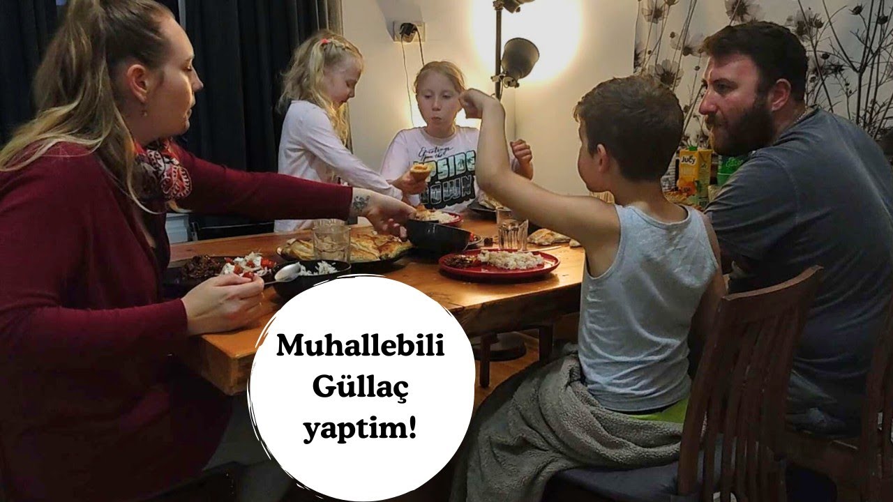İLK DEFA MUHALLEBİLİ GÜLLAÇ YAPMAYI ÇALIŞTIM | Ramazan 2024 vlog #10
