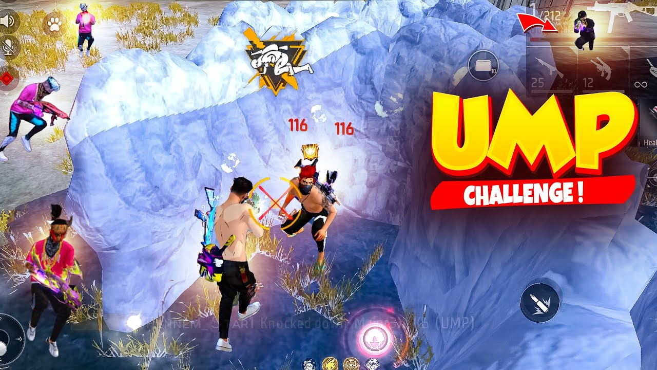 ONLY UMP CHALLENGE IN FREE FIRE!