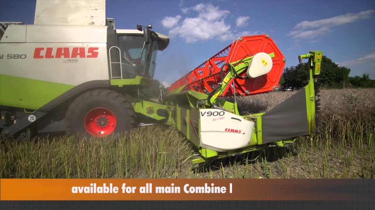 Claas Lexion und New Holland mit Crop Catcher