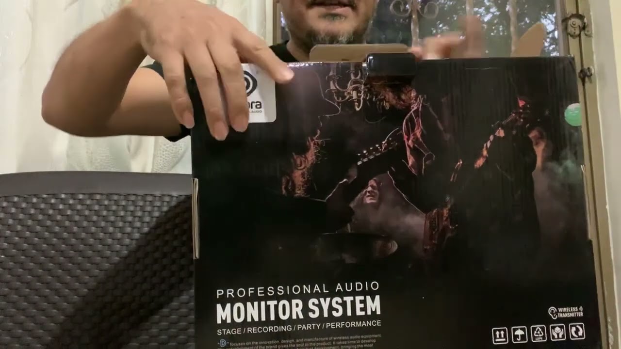 Unboxing monitores inalámbricos DEBRA ER-102