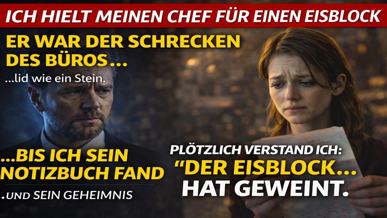 Ich hielt meinen Chef für einen Eisblock – bis ich sein Notizbuch fand
