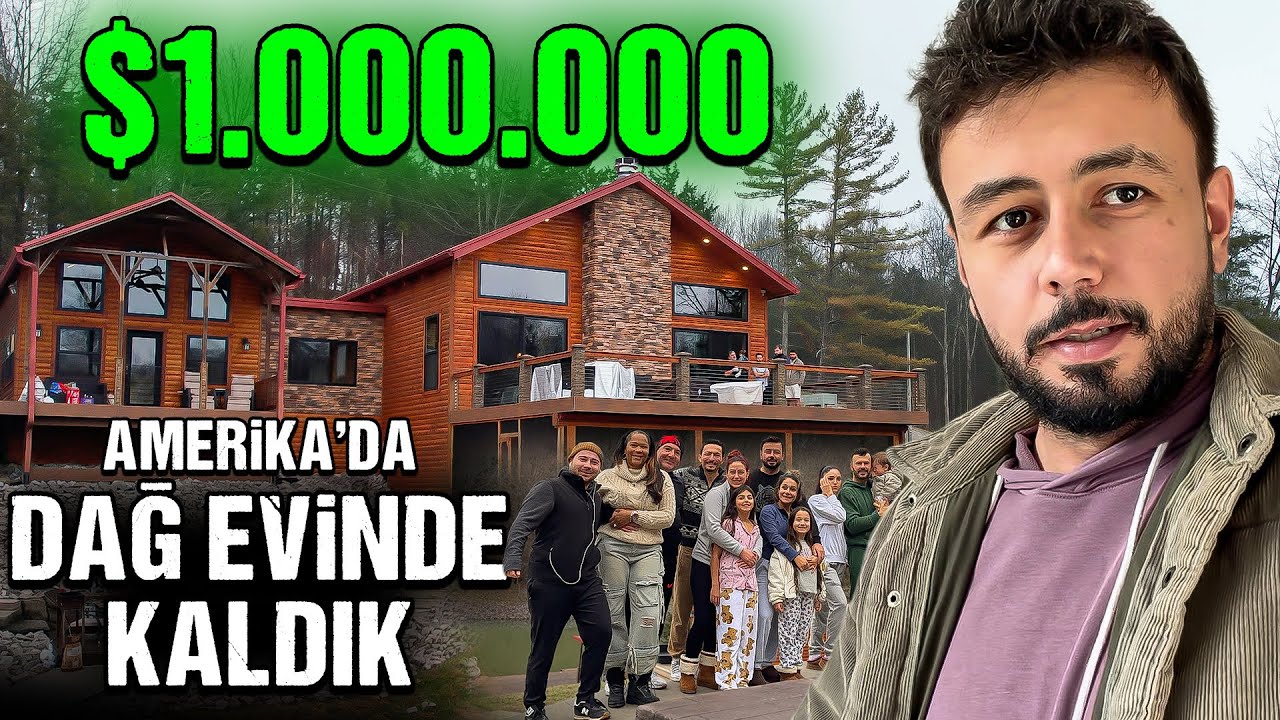 Amerika’da $1.000.000’lık Dağ Evinde TATİL | Kentucky Vlog