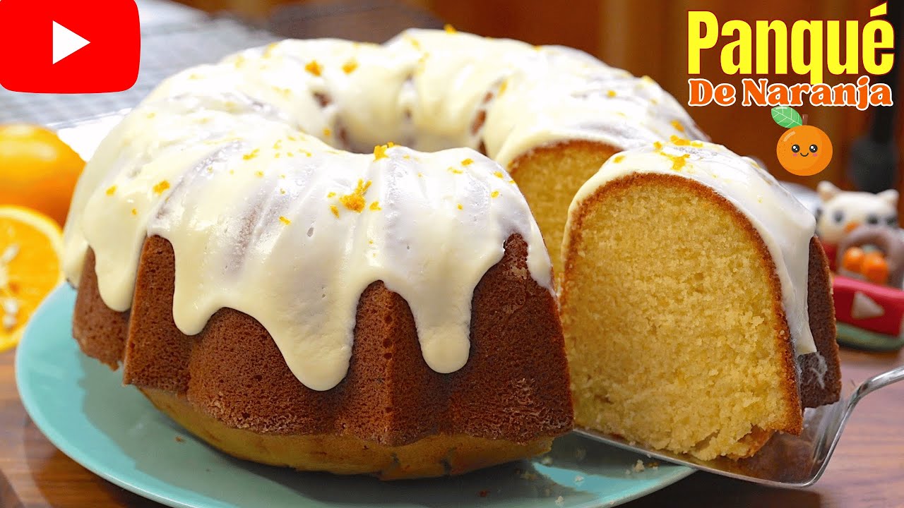 🔥PANQUÉ GLASEADO de Naranja HÚMEDO y ESPONJOSO|Dulce Hogar Recetas