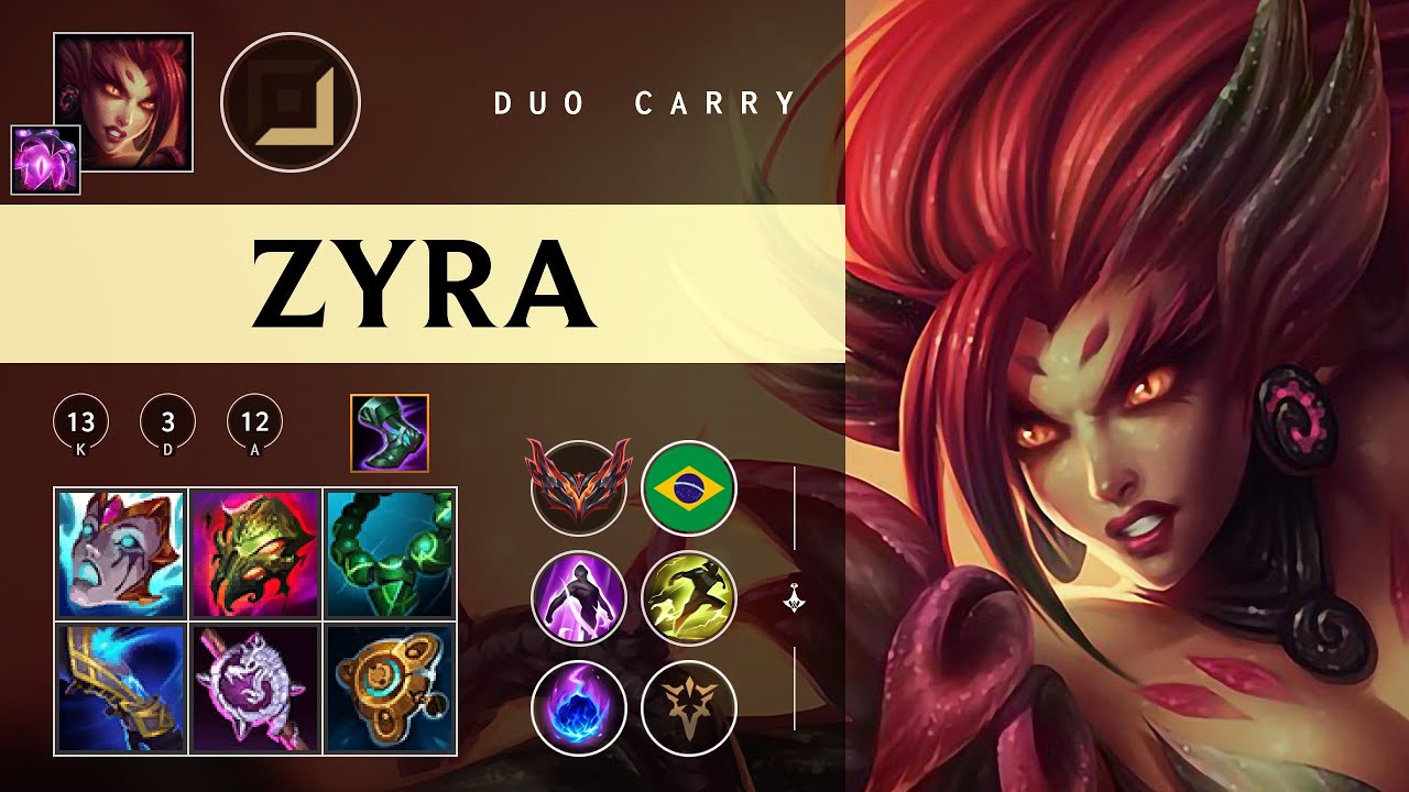 Zyra Carry vs Aphelios - BR Grandmaster Patch 26.01
