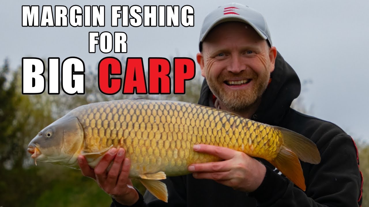 MARGIN FISHING SESSION - POLE FISHING FOR BIG CARP IN THE MARGINS WITH GROUNDBAIT - Rob Wootton