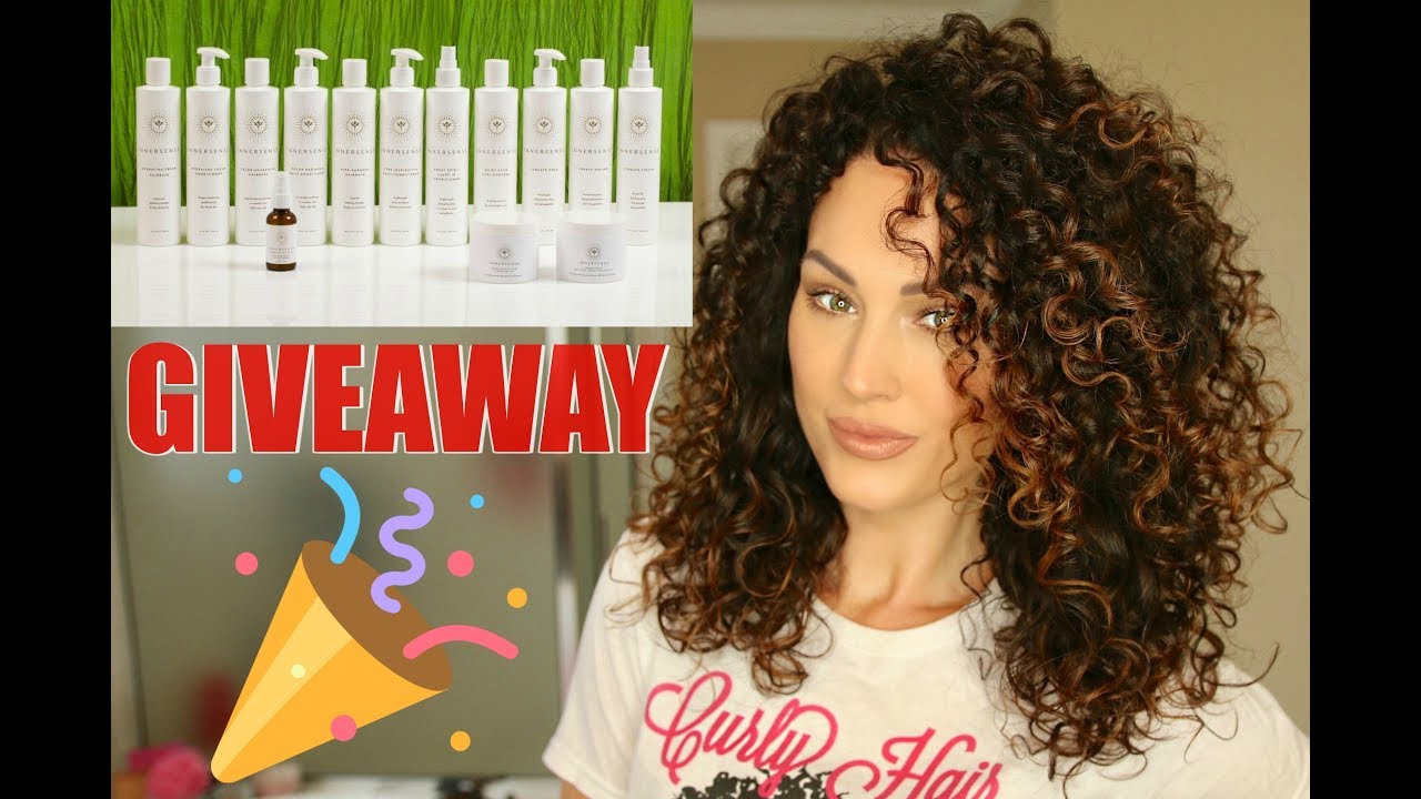 CURLY HAIR ROUTINE WITH INNERSENSE ORGANIC BEAUTY | GIVEAWAY