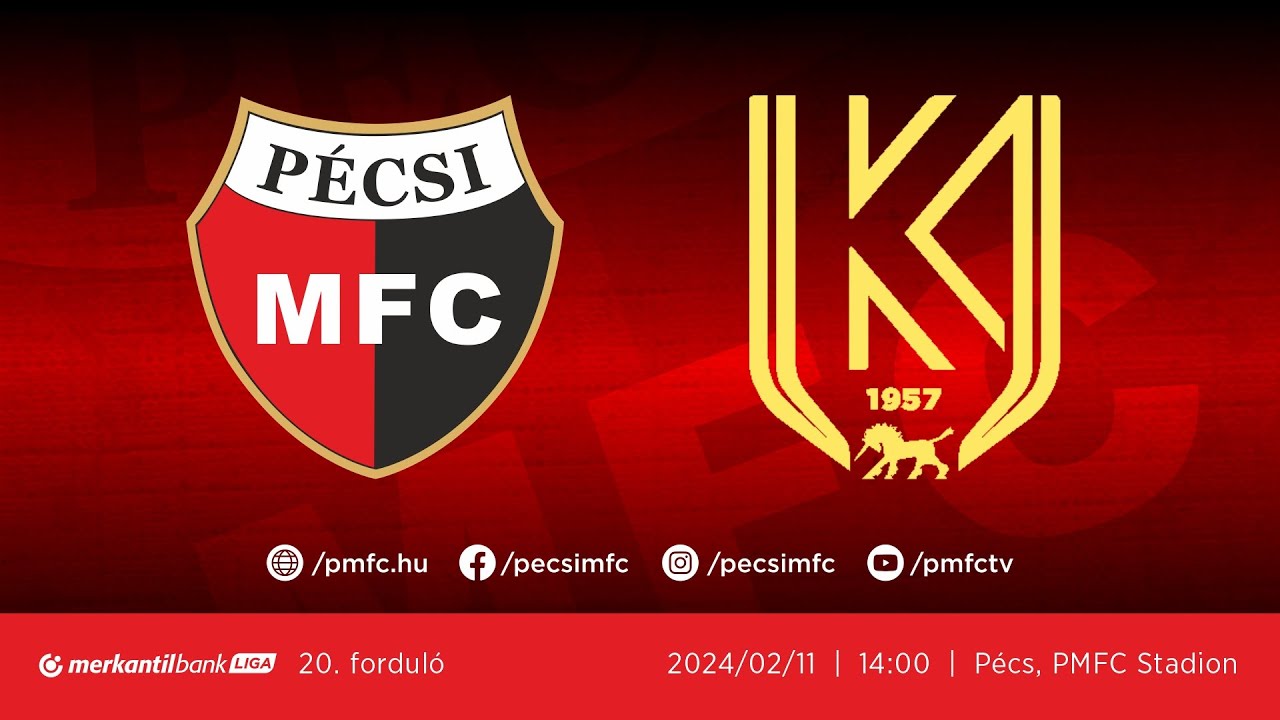 PMFC - Kolorcity Kazincbarcika SC | Merkantil Bank Liga NB II | 2023/24 | 20. forduló | PMFC TV