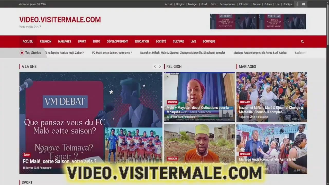 GRDE MOSQUEE DE MALE : SILIME VOUS PARLE