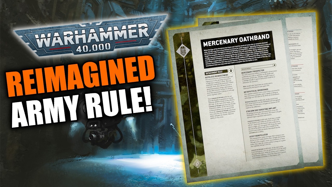 Новый отряд наемников «Лиги Вотанн»! | Warhammer 40k 10-я редакция