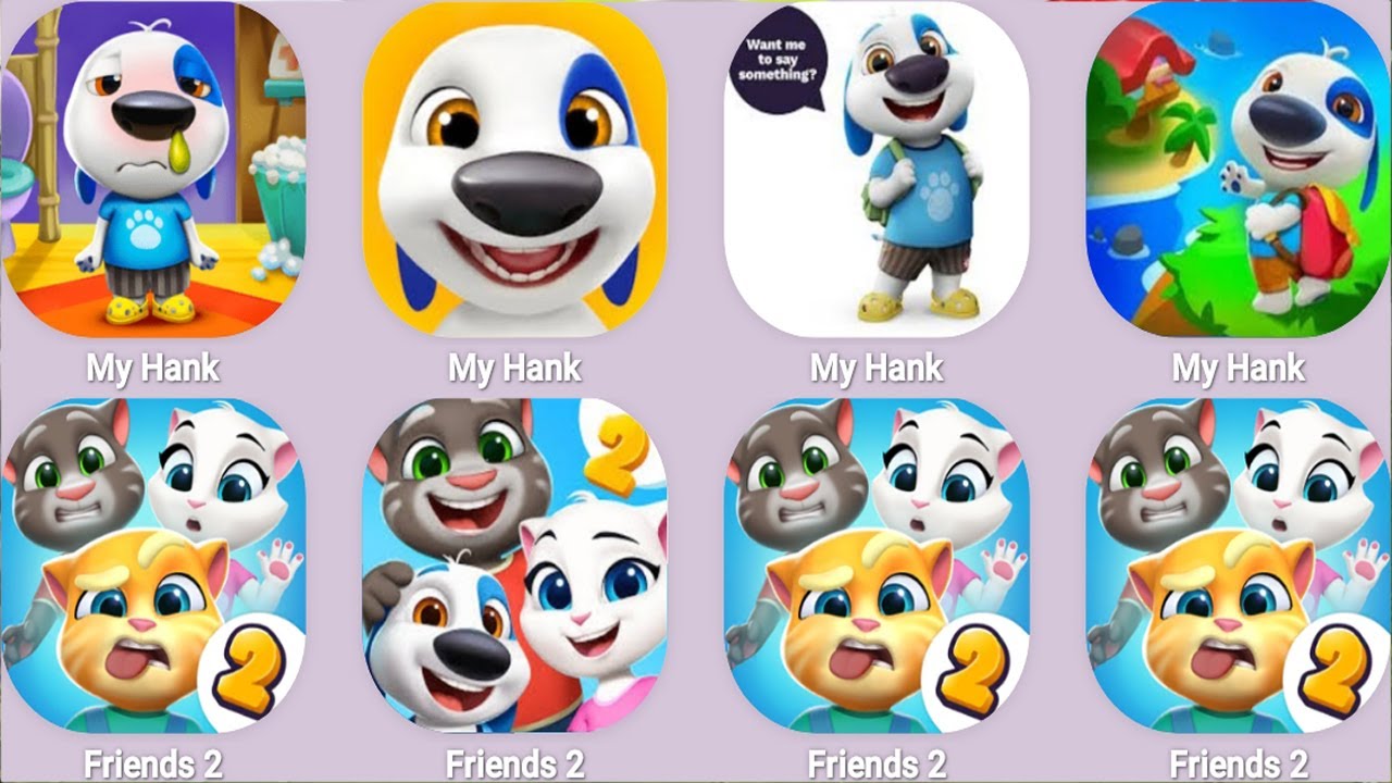 My Talking Hank vs Tom Friends 2 Explore small islands and cute games...