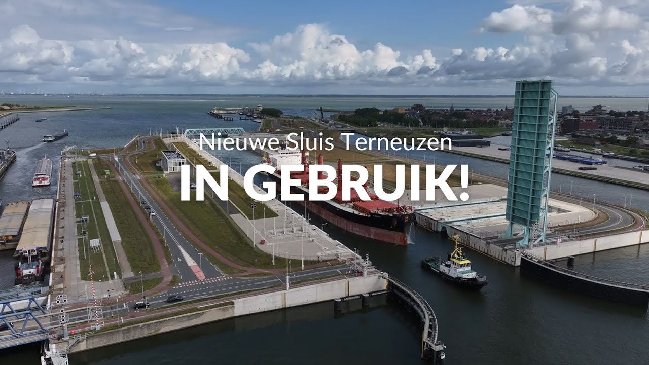 Nieuwe Sluis Terneuzen In Gebruik!