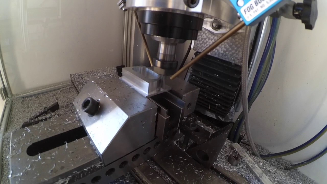 BF20L G0704 21000rpm milling aluminum using Fusion 360 adaptive clearing