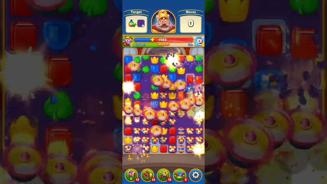 Royal match 4600 to 4609 levels game play tricks and open new Area 