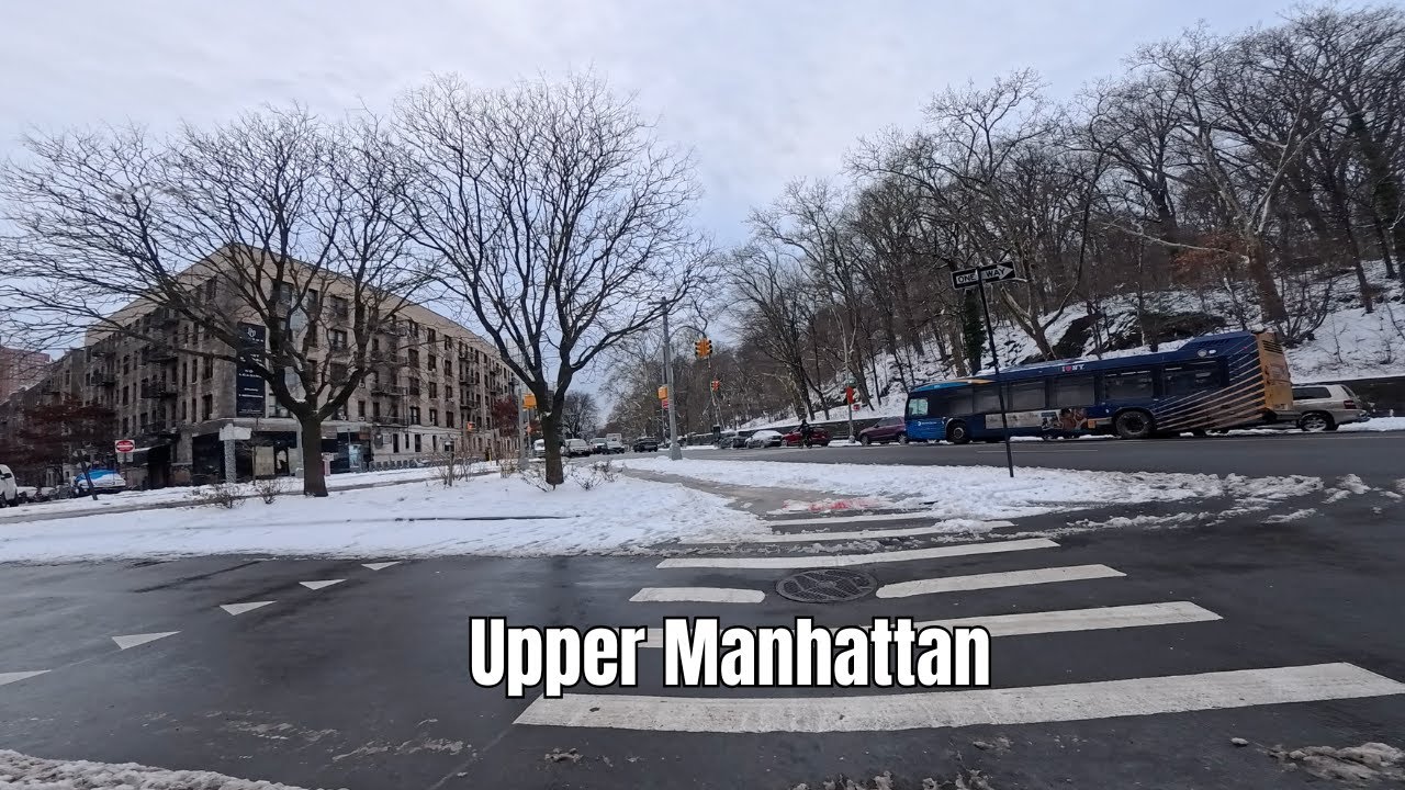 Post Snowstorm Walk in Upper Manhattan | Cozy NYC Winter Vibes