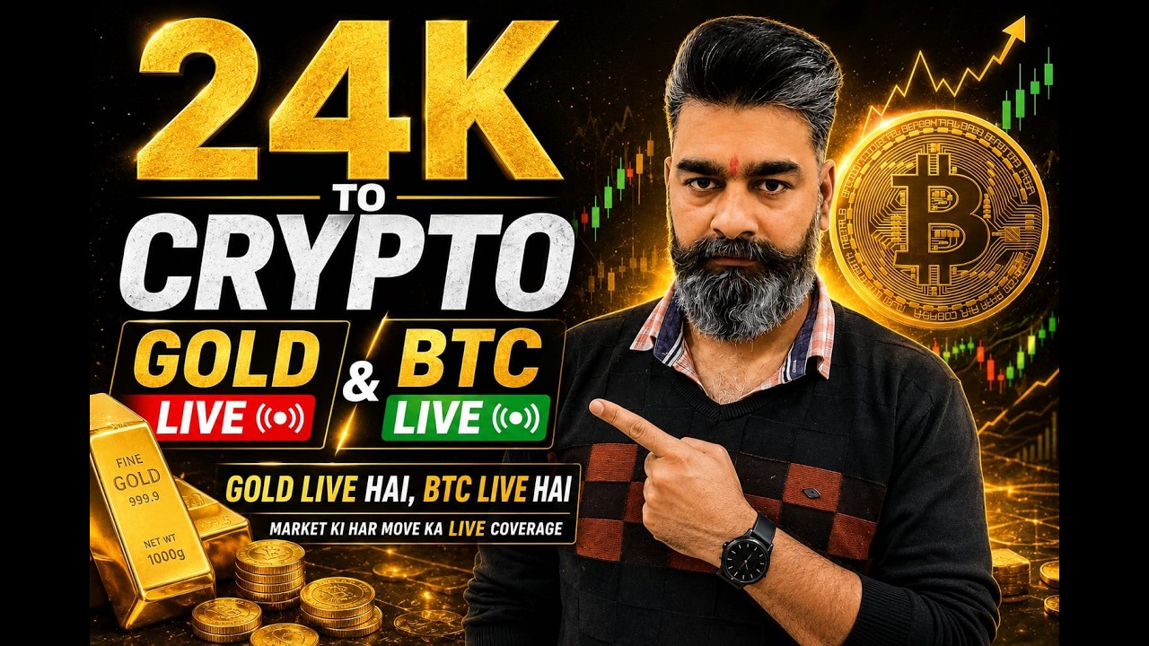 GOLD & BTC LIVE TRADING | XAUUSD + Bitcoin Analysis | 24K to Crypto
