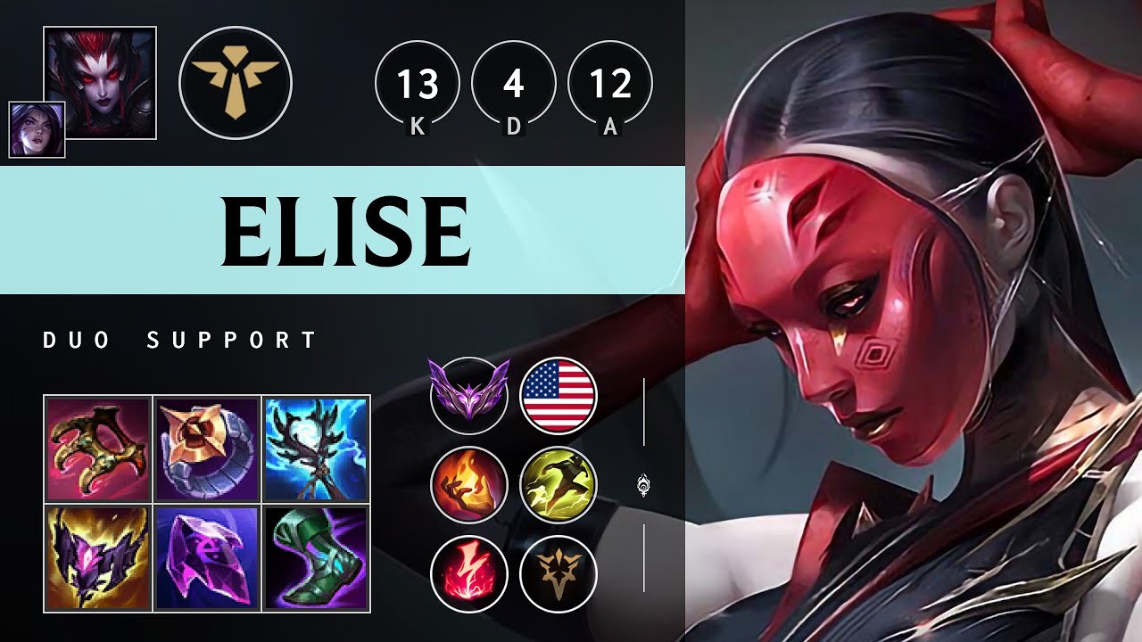 Elise Support vs Pyke: Godlike - NA Master Patch 25.S1.1