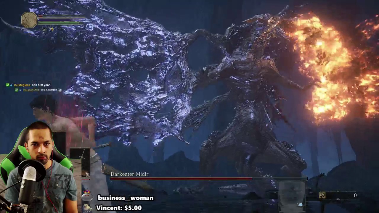 Darkeater Midir SL1 No Damage - Flawless - Dark souls 3 Ringed City