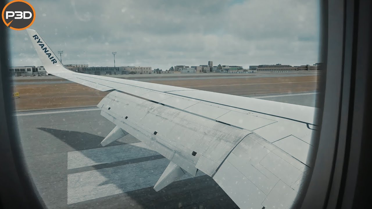 [P3D v5.1] MAX REALISM RYANAIR 738 LANDING INTO MALTA | pilotnicolas