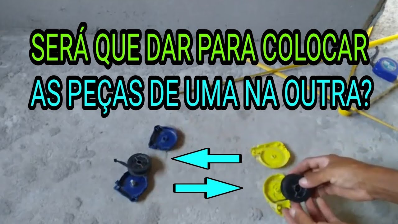 Tirando dúvida se dar prá colocar a mola de uma trena na outra