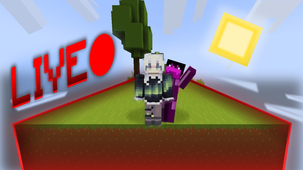 MINECRAFT ONE BLOCK FT. RABBITBUN I STREAMBEPALING VAN RABBITBUN!!! I !discord !doneren