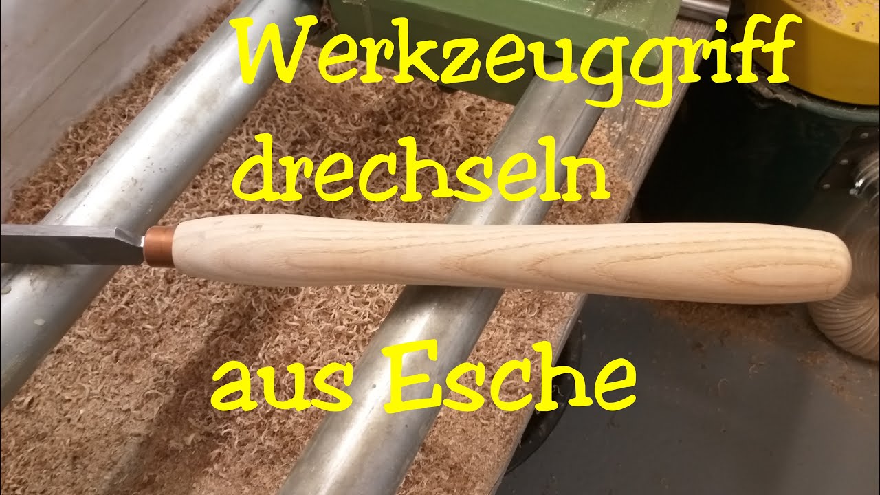 Griff bzw. Heft für  Drechseleisen drechseln.