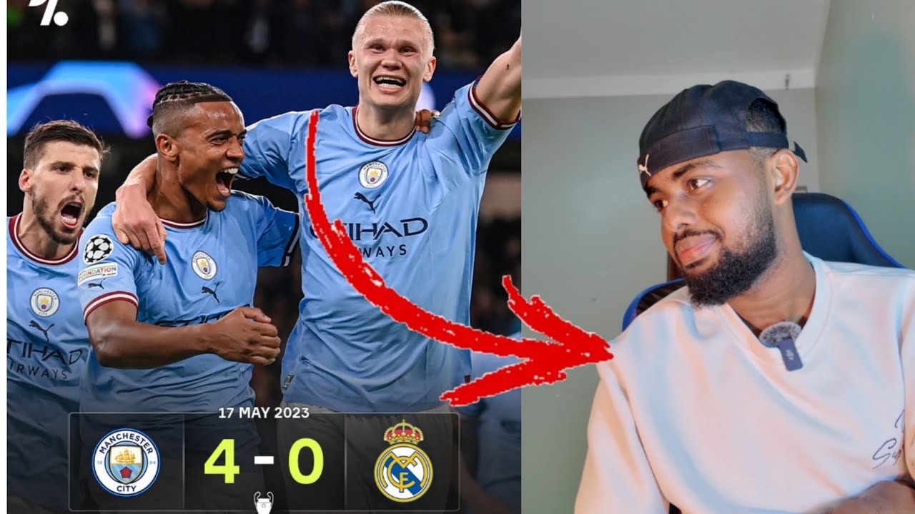 mancity oo Real 4 goal uga badisay😳 Barça oo sixun ugashay xidig horay u diiday,arsenal chealsea PSG