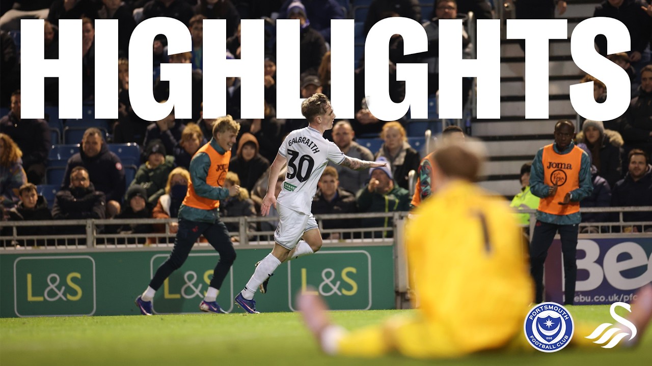 Portsmouth v Swansea City | Highlights