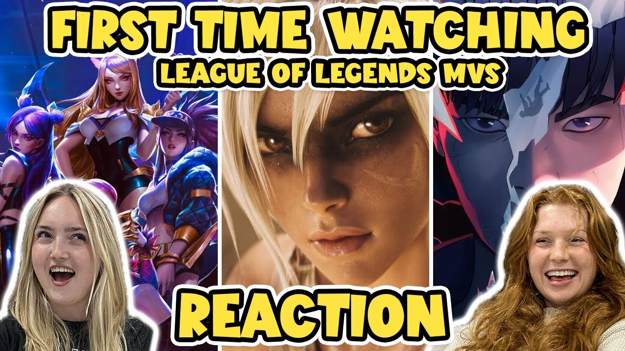 OUR FIRST TIME WATCHING LEAGUE OF LEGENDS MUSIC! | K/DA - POP/STARS + Awaken + GODS