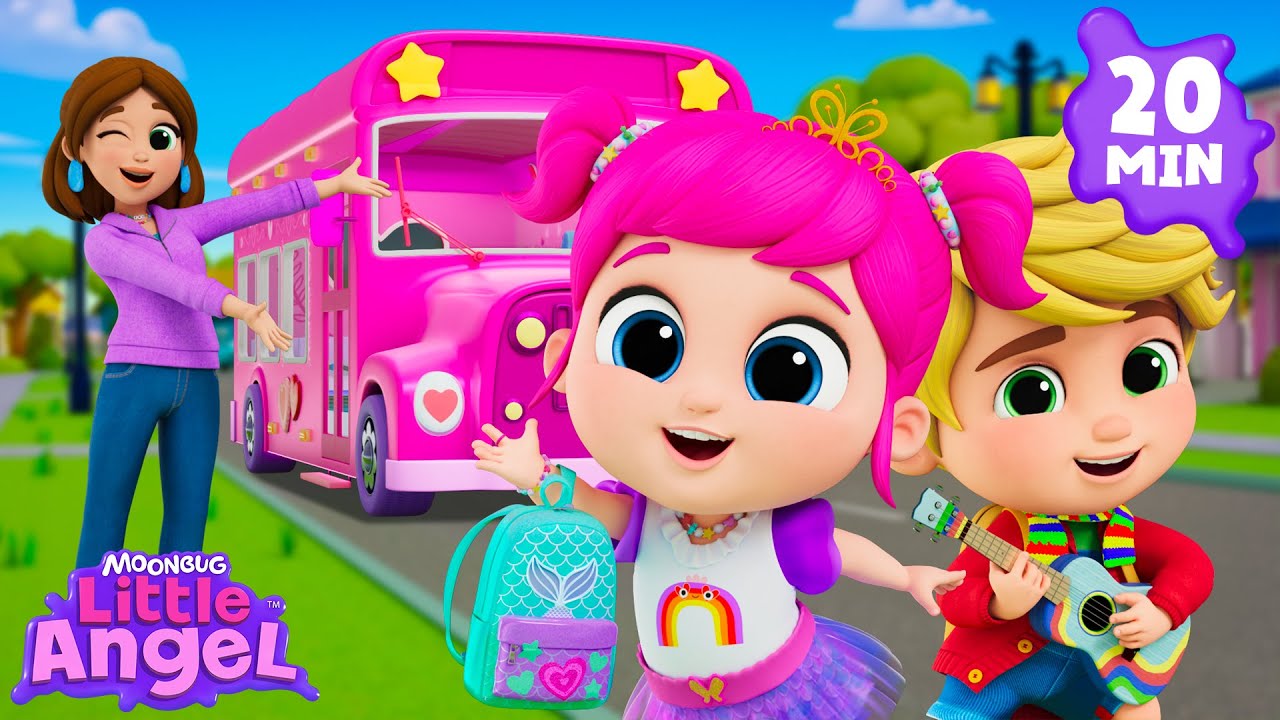Back to School with Jill 🎨 Arts & Crafts Song! | Little Angel Kids Songs & Nursery Rhymes