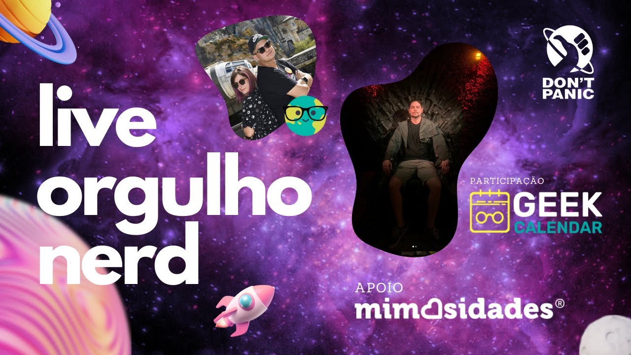 Dia do Orgulho Nerd! - Live com o @theGeekCalendar