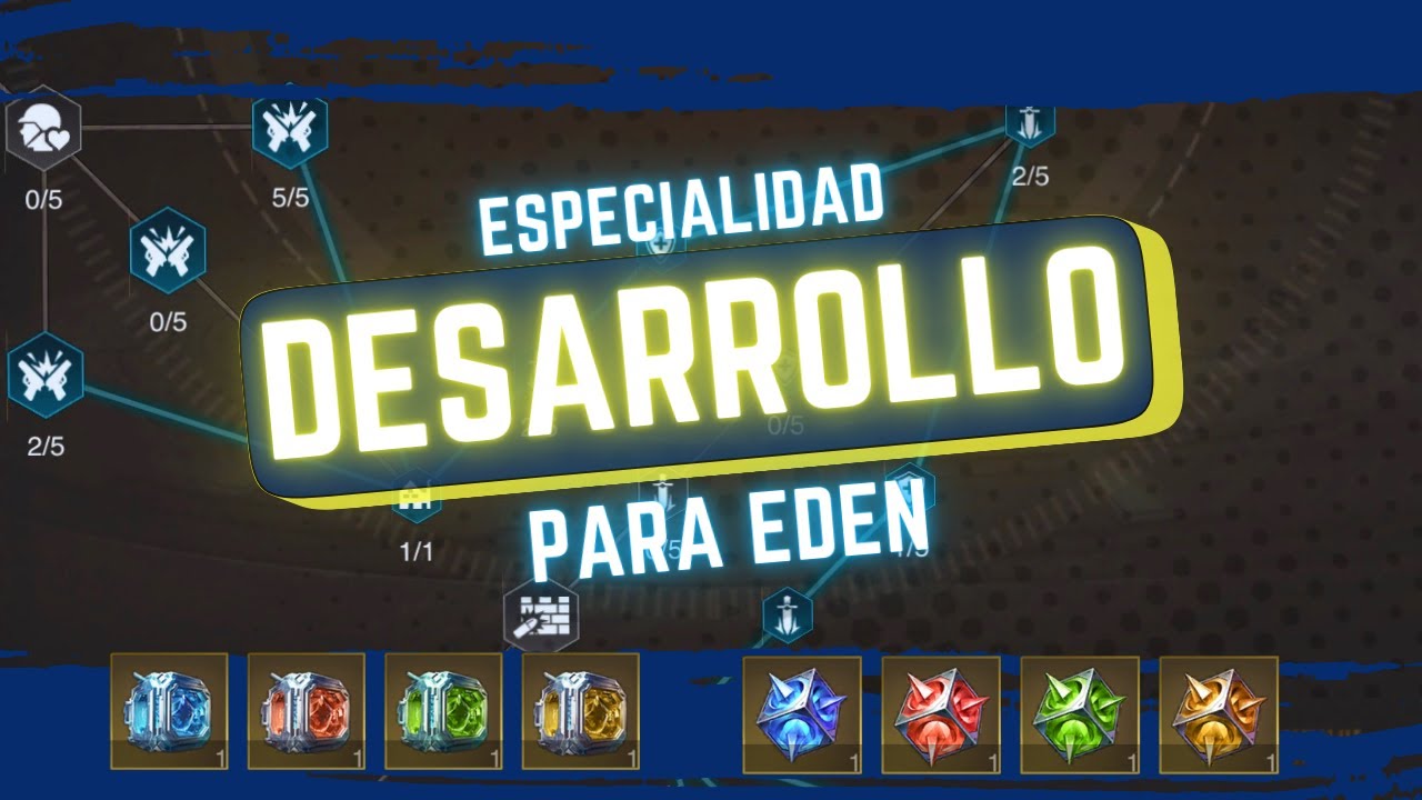 Desarrollo de Especialidad Eden para Armamento Facciones