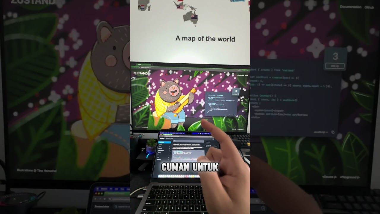 🐻Zustand : State Management Modern di React ⚛️ Clean Global State 🗄️