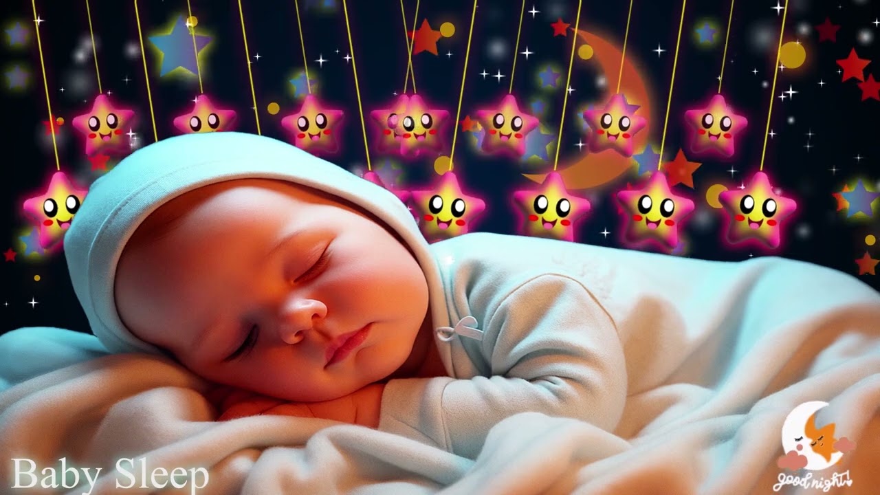 Mozart Brahms Lullaby🌙 Sleep Music For Babies ♫ Sleep Instantly Within 3 Minutes ✨ Overcome Insomni