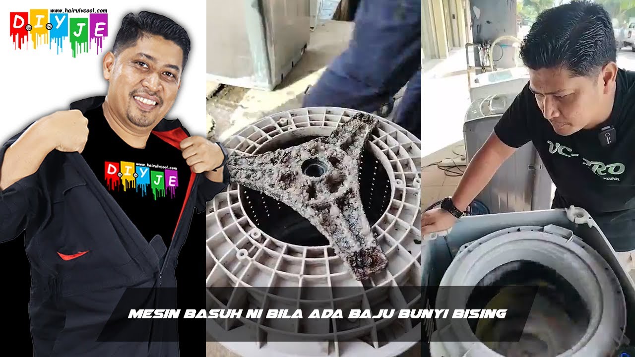 Mesin basuh ni bila ada baju bunyi bising