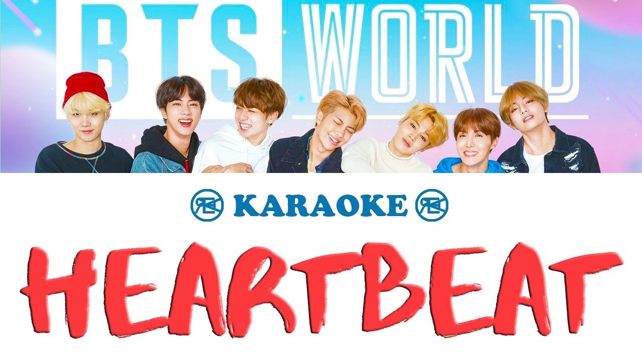 Heartbeat - BTS | Karaoke, Instrumental with lyrics (romanized)