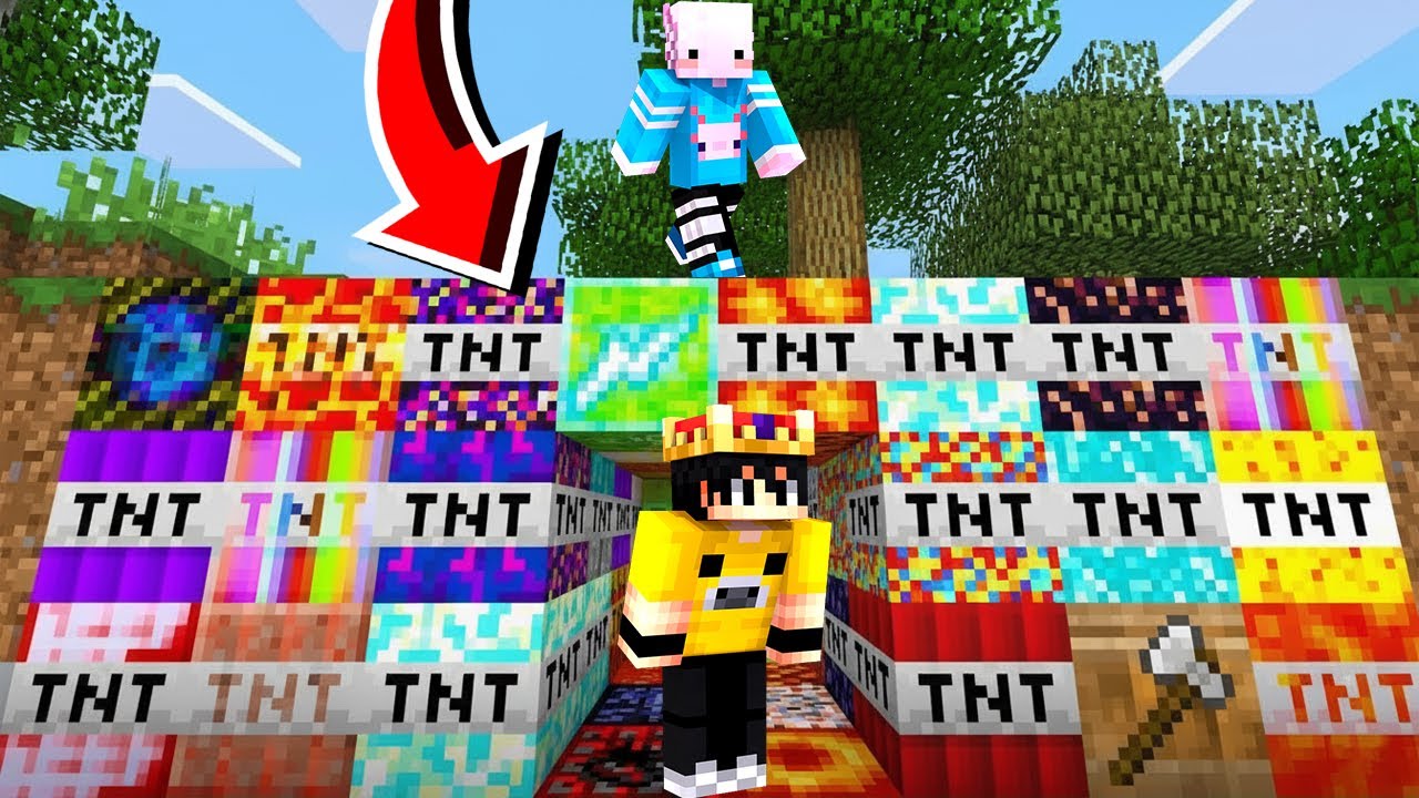 Minecraft'ta EVRENİ YOK EDEN TNT PATLAMASINI YAPTIM!!