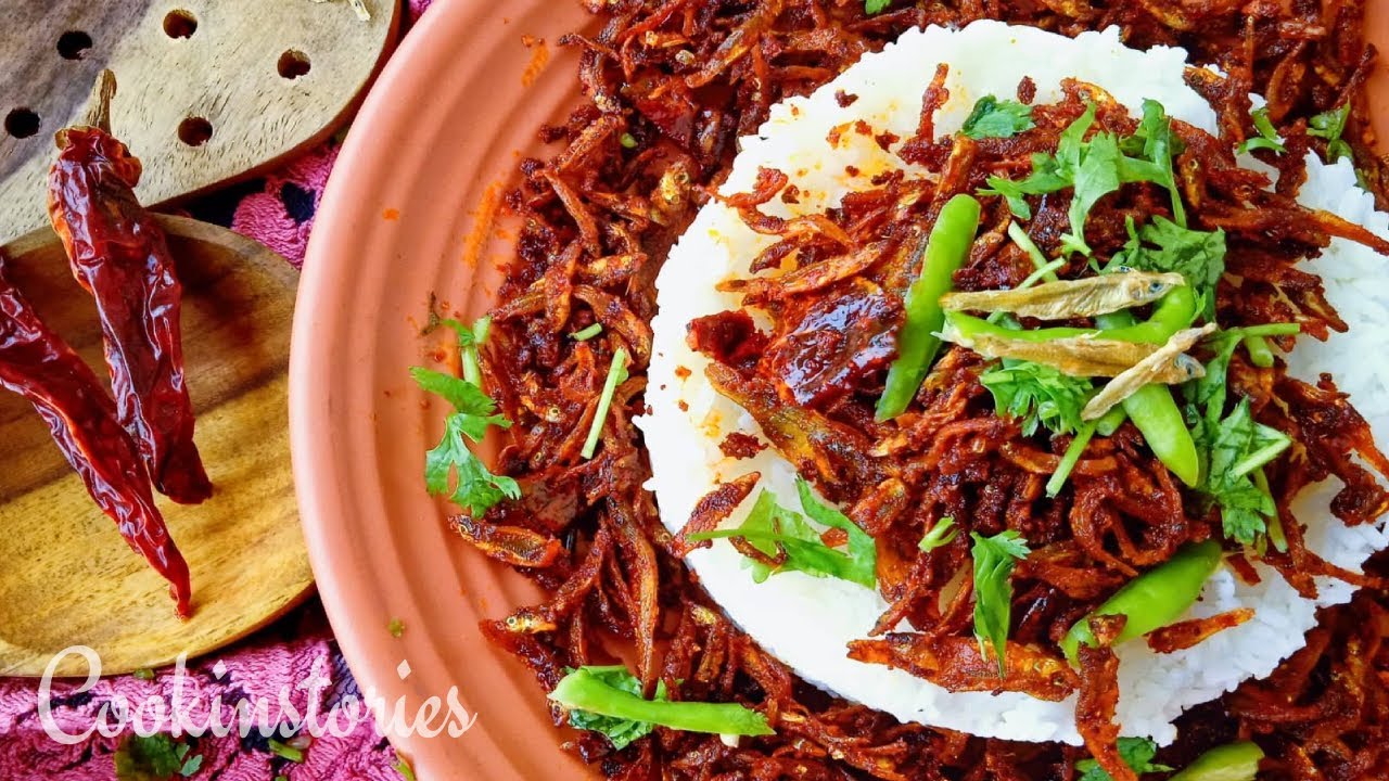 Dry Fish Fry | Dried Anchovy Fry | Quick & Easy Spicy Dry Fish Fry | Dry Anchovies Fry | Nethili Fry