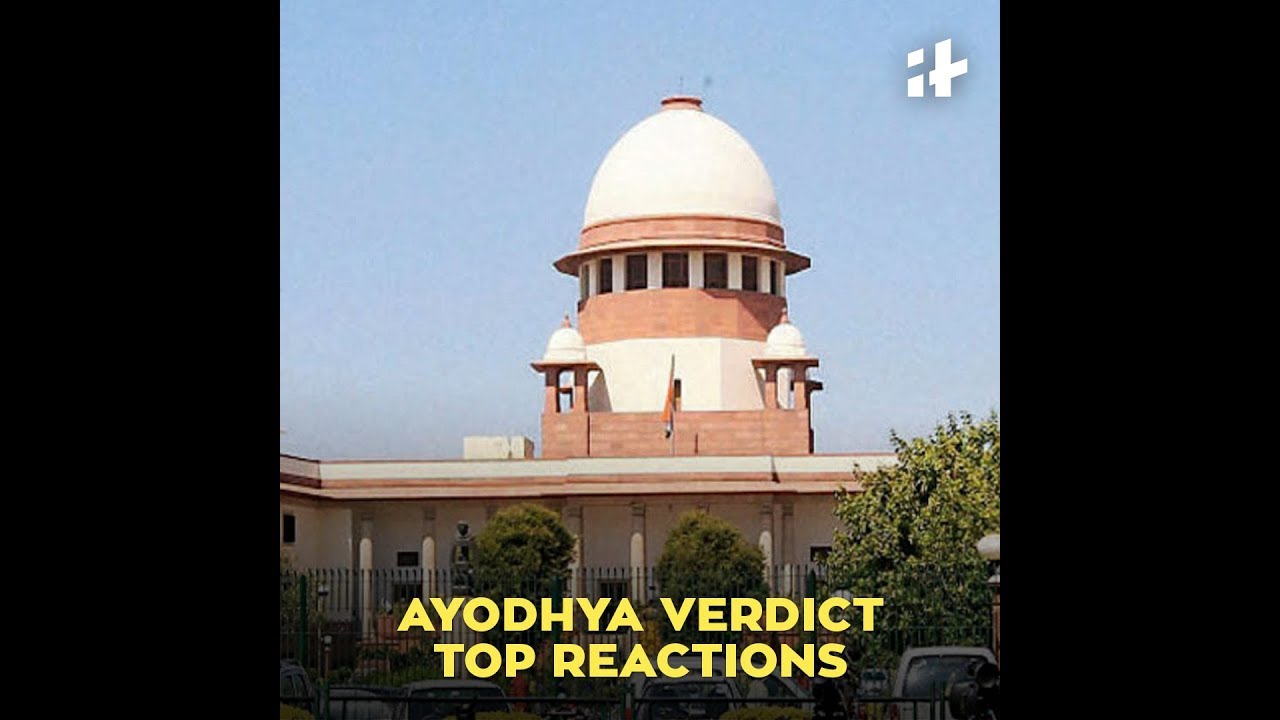 Ayodhya Verdict Top Reactions | Political Leaders React To SC Verdict On Ayodhya Dispute