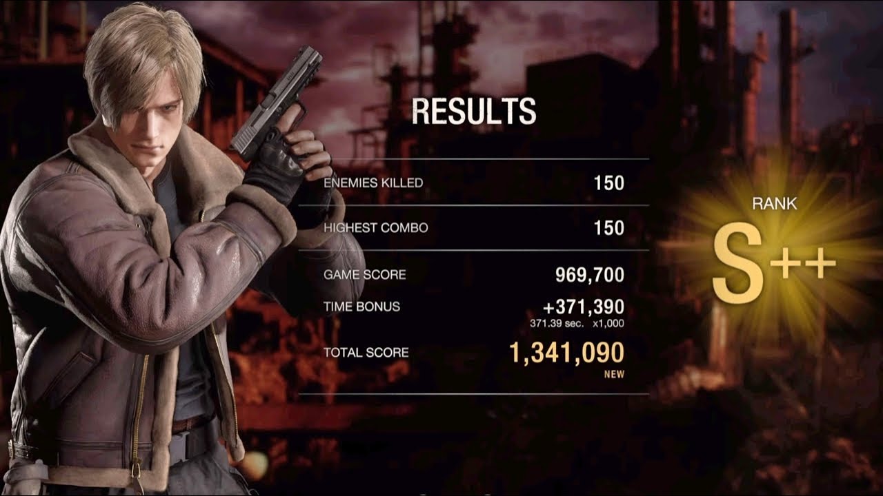 Resident Evil 4 -  Rank S ++ Village - The Mercenaries - بطريقة سهلة S ++ كيف تجيب
