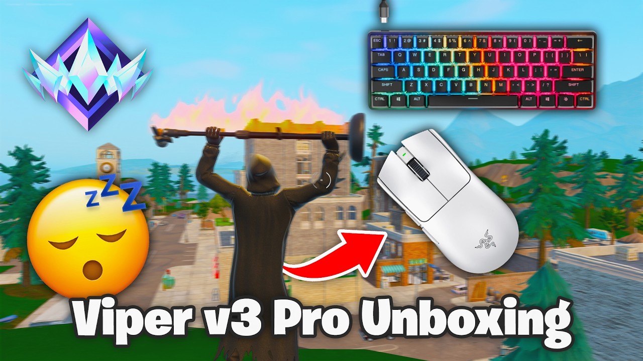 Viper v3 Pro Unboxing📦Mouse & Keyboard ASMR😴Duo Venture Gameplay🏆240FPS 4k