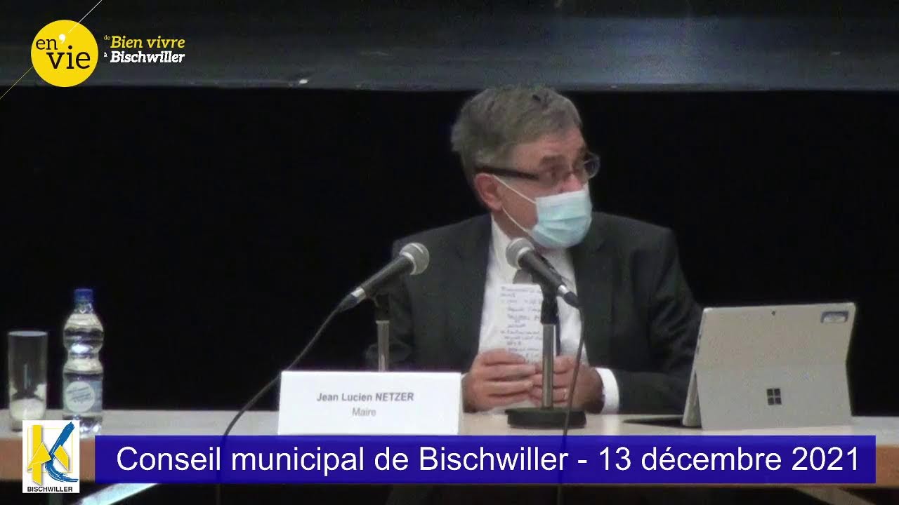 Conseil municipal de Bischwiller du 13 décembre 2021