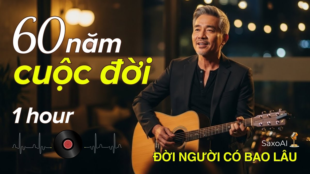 60 NĂM CUỘC ĐỜI | Phiên Bản 1 Hour #60cuocdoi #SaxoAI #nhachaymoingay #nhachay #viralmusic