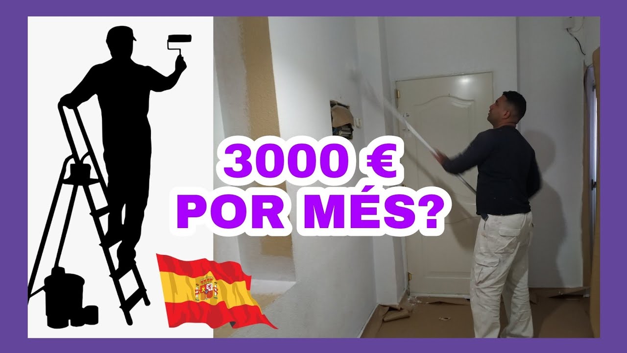 🇪🇸ESSE É O MEU SALARIO TRABALHANDO DE PINTOR AQUÍ NA ESPANHA 2021... lafamiliaespaña