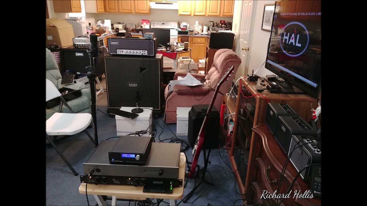 The Laney LA412 and LA30BL meet the HAL Stellar X2 U67 mic stereo recording rig
