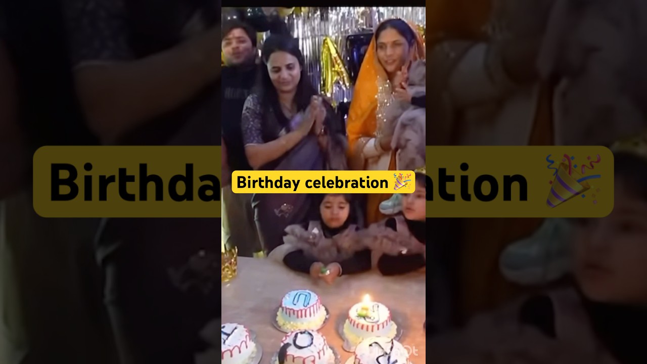 Birthday celebration 🎉 God blessed you mera bachha #shorts #youtubeshorts @snappygirls02