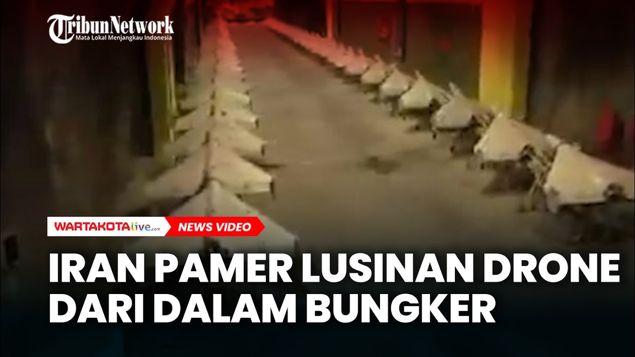 Iran Pamer Lusinan Drone Siap Gempur Pangkalan AS