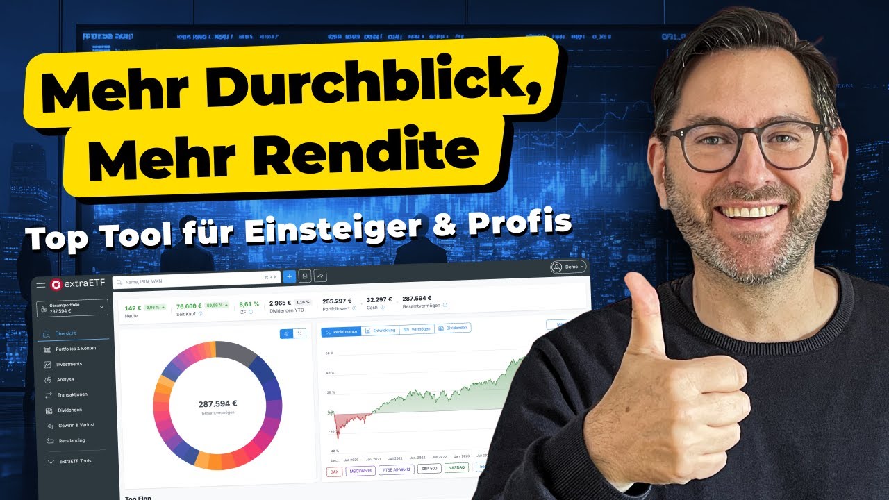 Portfolio-Analyse leicht gemacht 🚀 – So funktioniert der neue Portfolio Tracker von extraETF